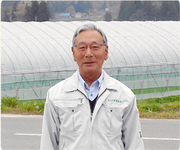 おきた営農組合会長 写真