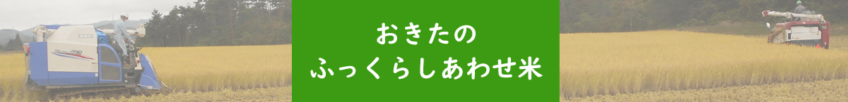 おきたのふっくらしあわせ米